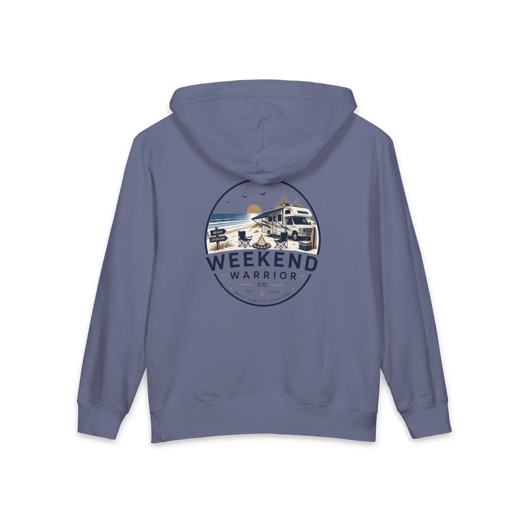 Weekend Warrior Youth Hoodie — Coastal Camping Sweatshirt
