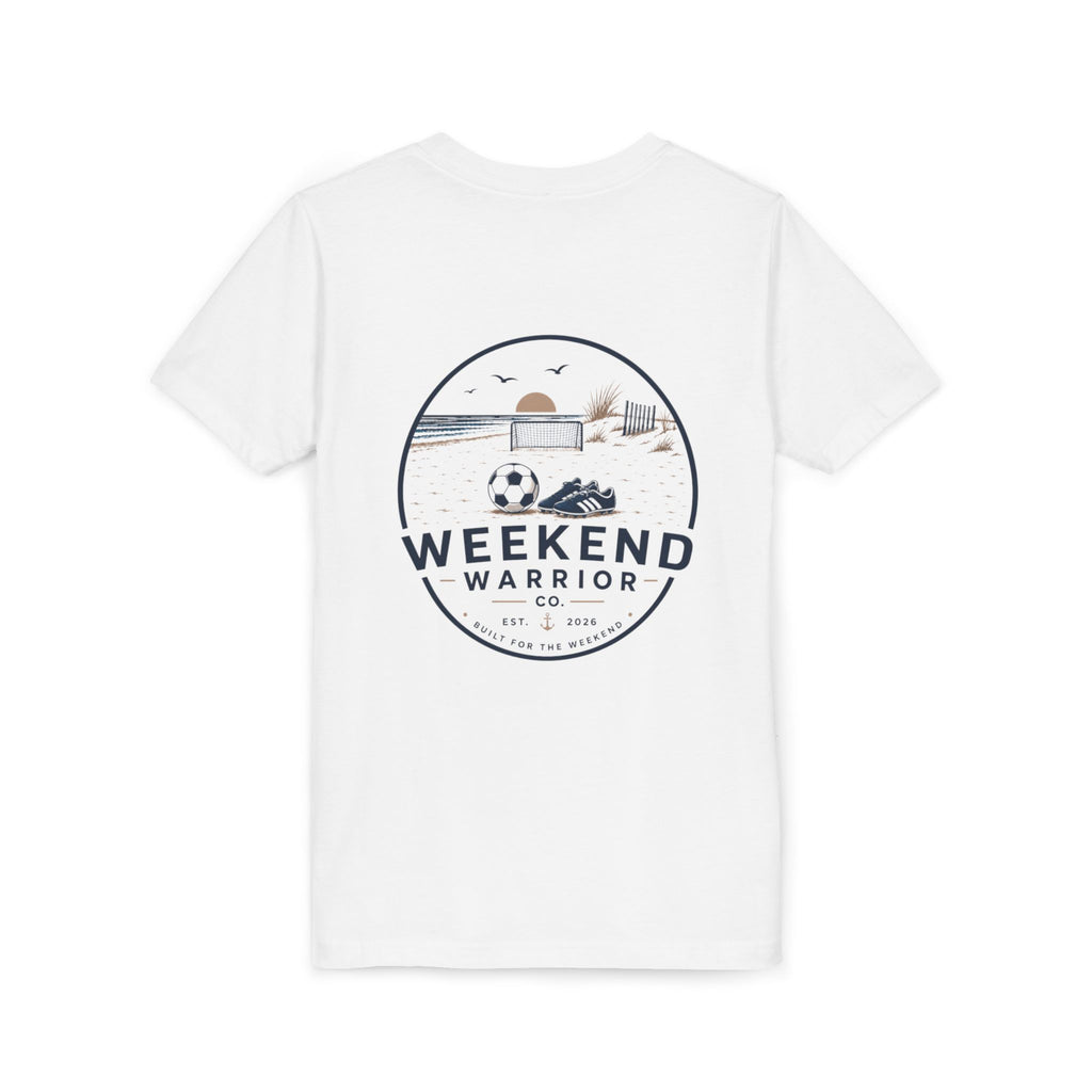 Weekend Warrior Youth Tee — Coastal Soccer Shirt