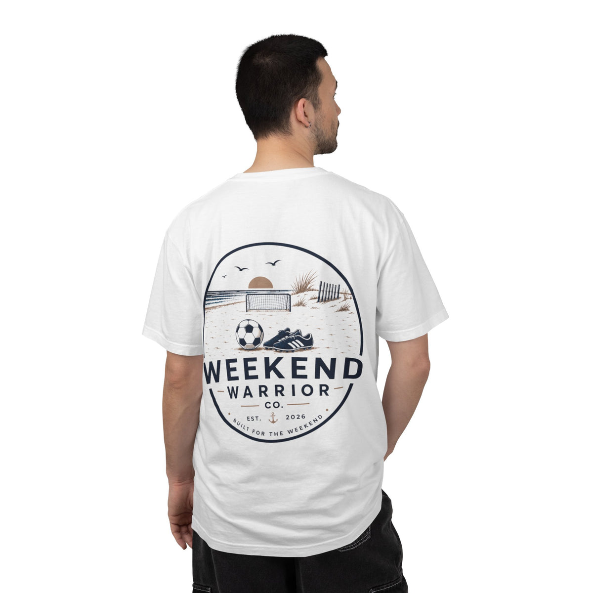 Weekend Warrior T-Shirt — Coastal Soccer Graphic