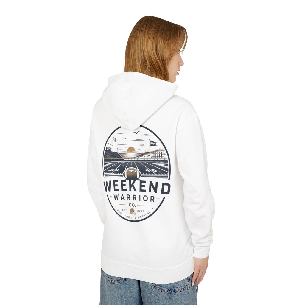 Weekend Warrior Hoodie — Coastal Football Hooded Sweatshirt