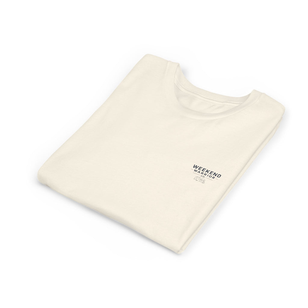 Weekend Warrior Youth Tee — Coastal Camping Shirt