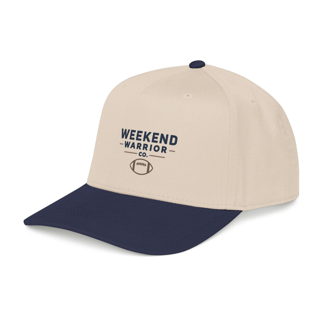 Weekend Warrior Co. Baseball Cap — Casual Two-Tone Football Hat
