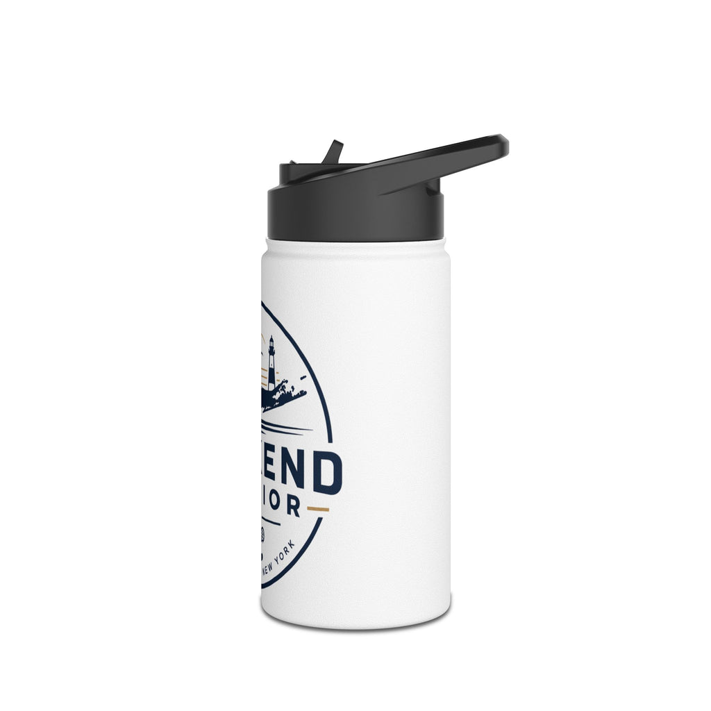 Weekend Warrior Stainless Steel Water Bottle – Lighthouse & Wave Adventure Bottle