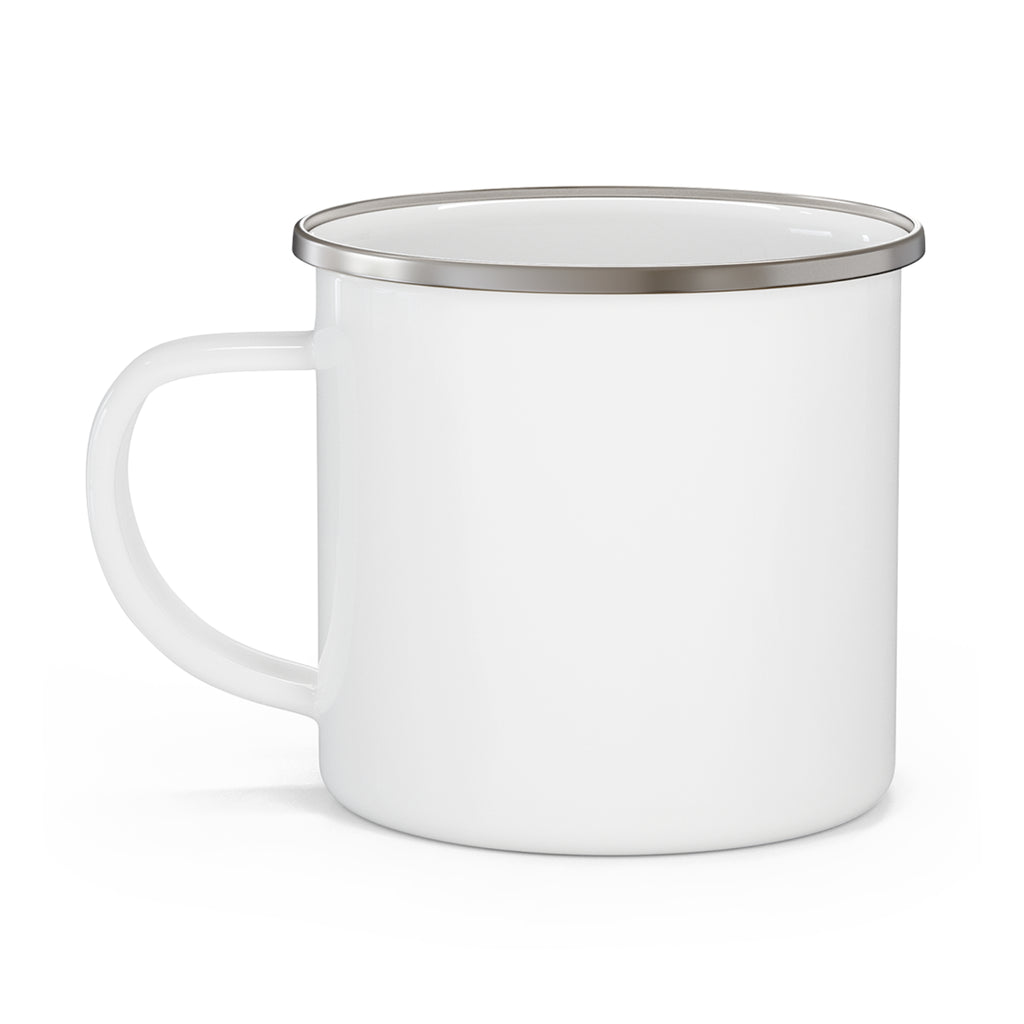Weekend Warrior Enamel Camping Mug – RV & Beach Adventure Campfire Cup