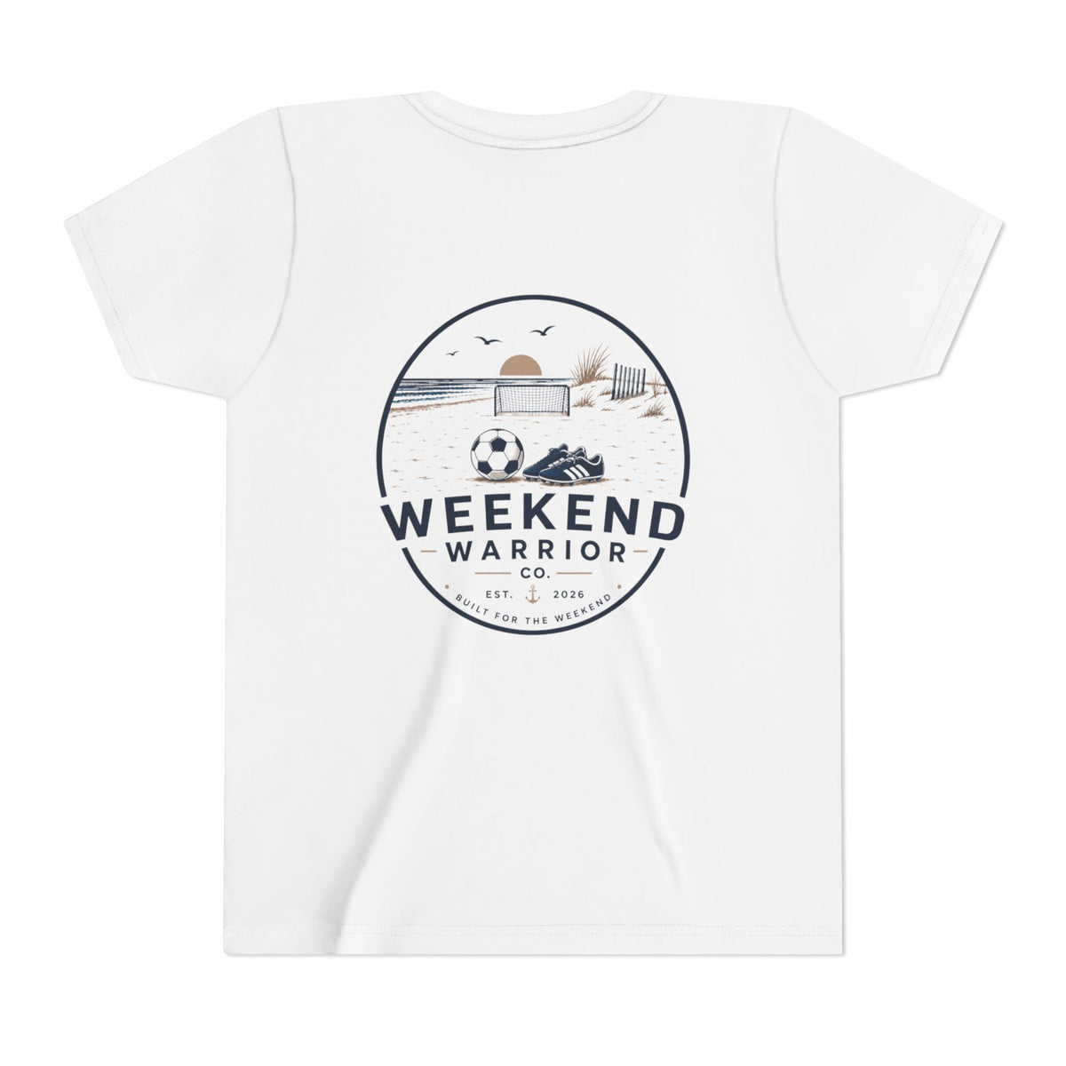 Weekend Warrior Youth Tee — Coastal Soccer Shirt