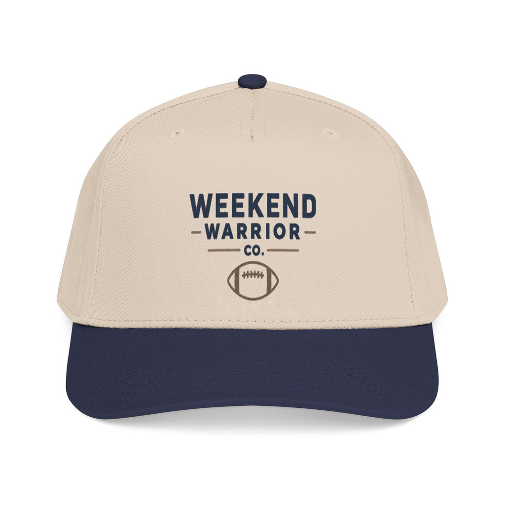 Weekend Warrior Co. Baseball Cap — Casual Two-Tone Football Hat