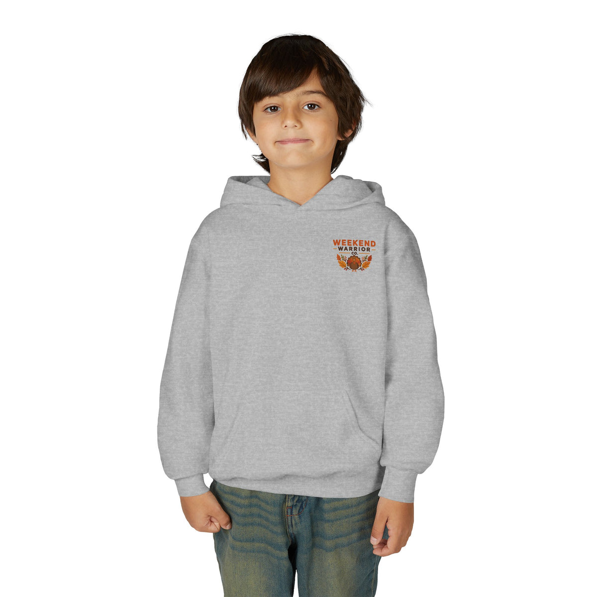 LIMITED EDITION Weekend Warrior Youth Hoodie — Thanksgiving Graphic