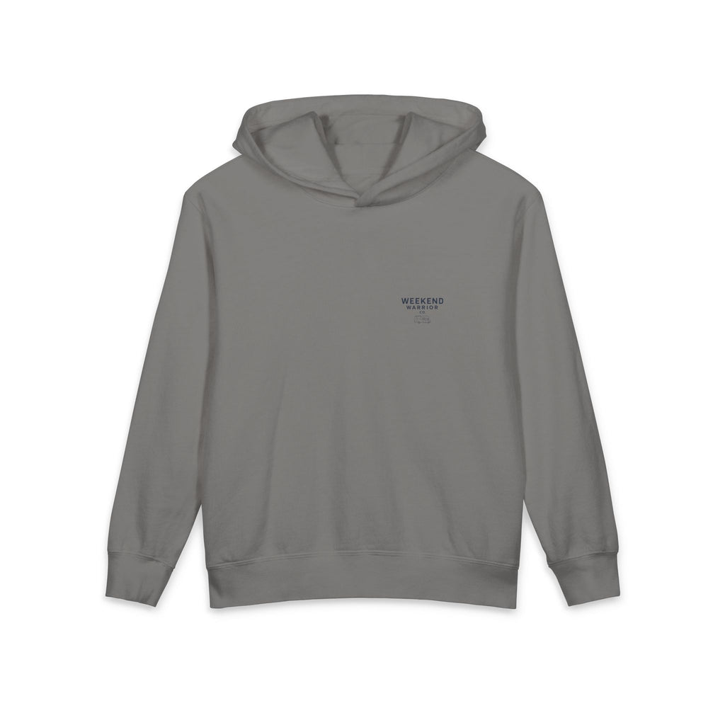 Weekend Warrior Youth Hoodie — Coastal Camping Sweatshirt