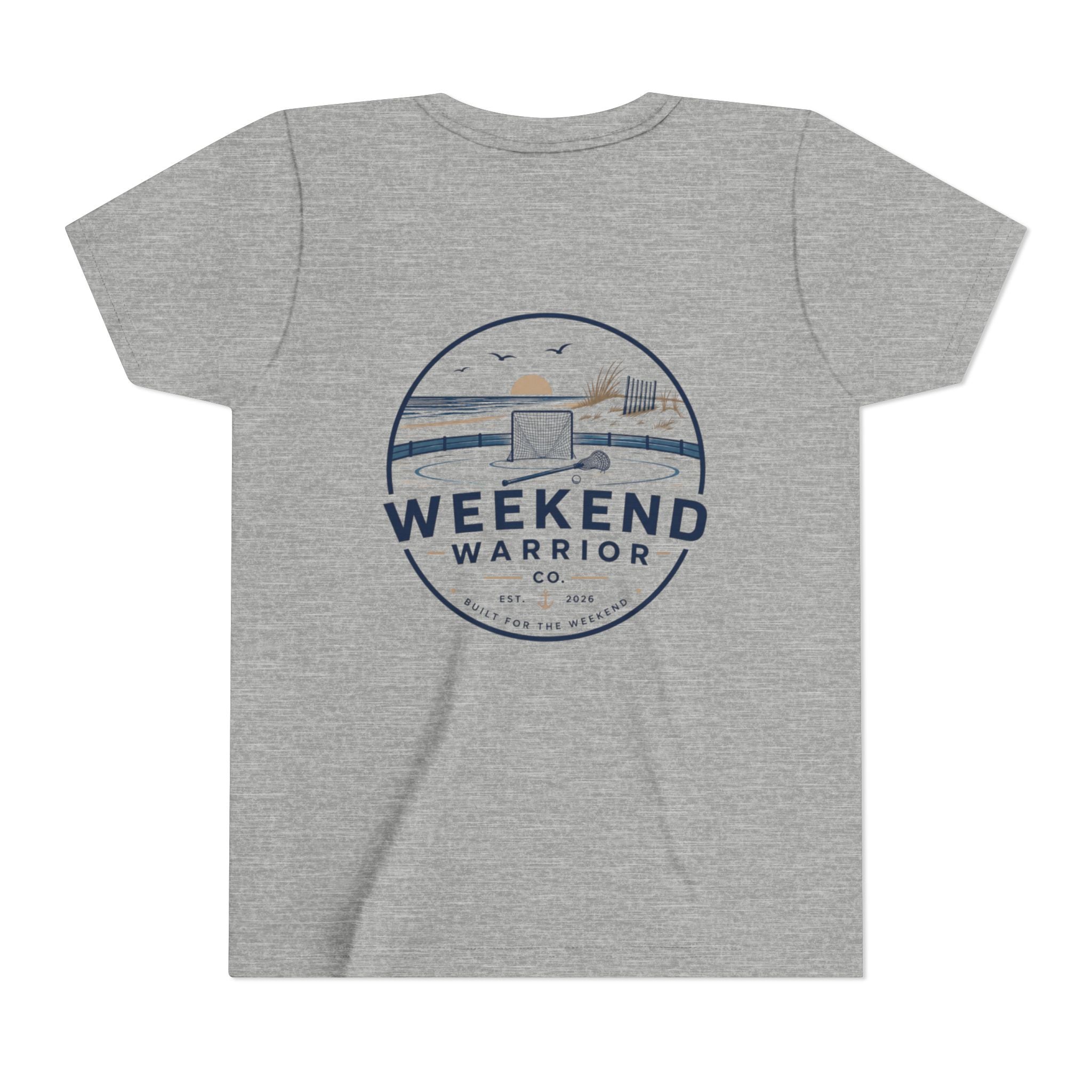 Weekend Warrior Youth Tee — Coastal LAXX Graphic Shirt