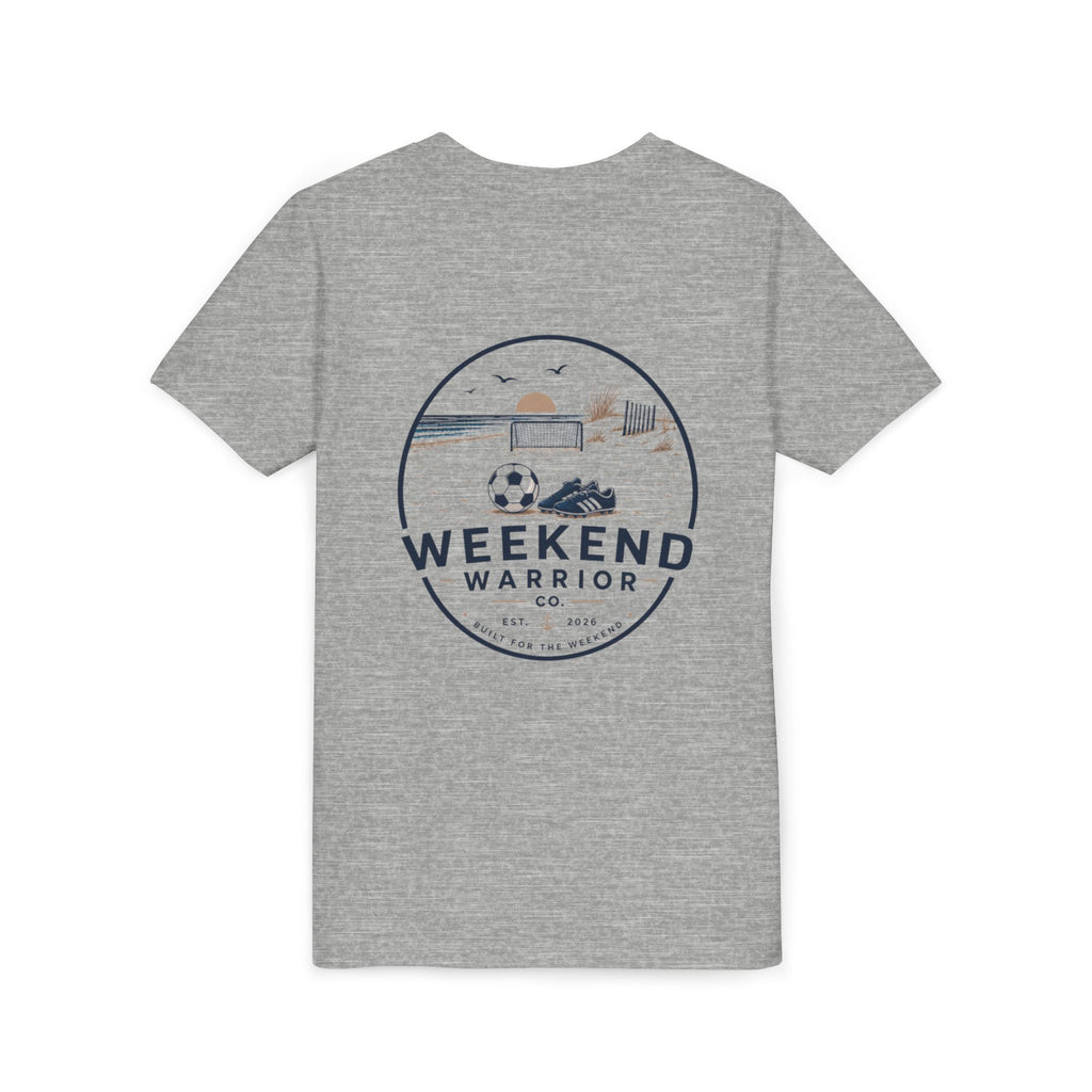 Weekend Warrior Youth Tee — Coastal Soccer Shirt
