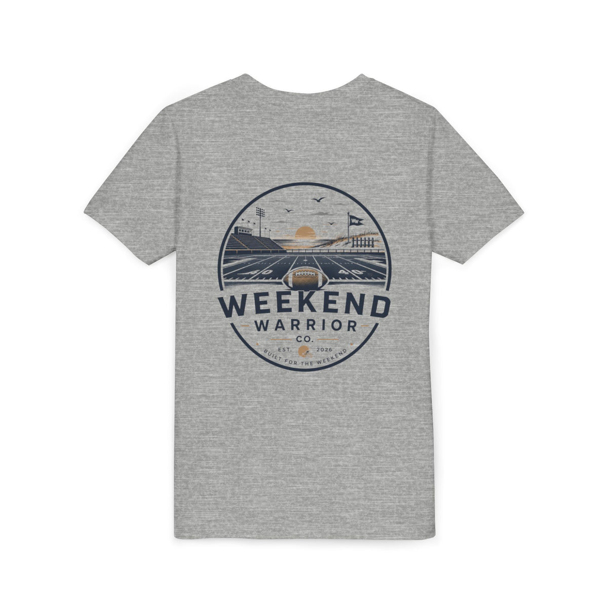 Weekend Warrior Youth Tee — Coastal Football Shirt