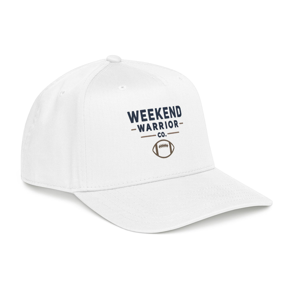 Weekend Warrior Co. Baseball Cap — Casual Two-Tone Football Hat