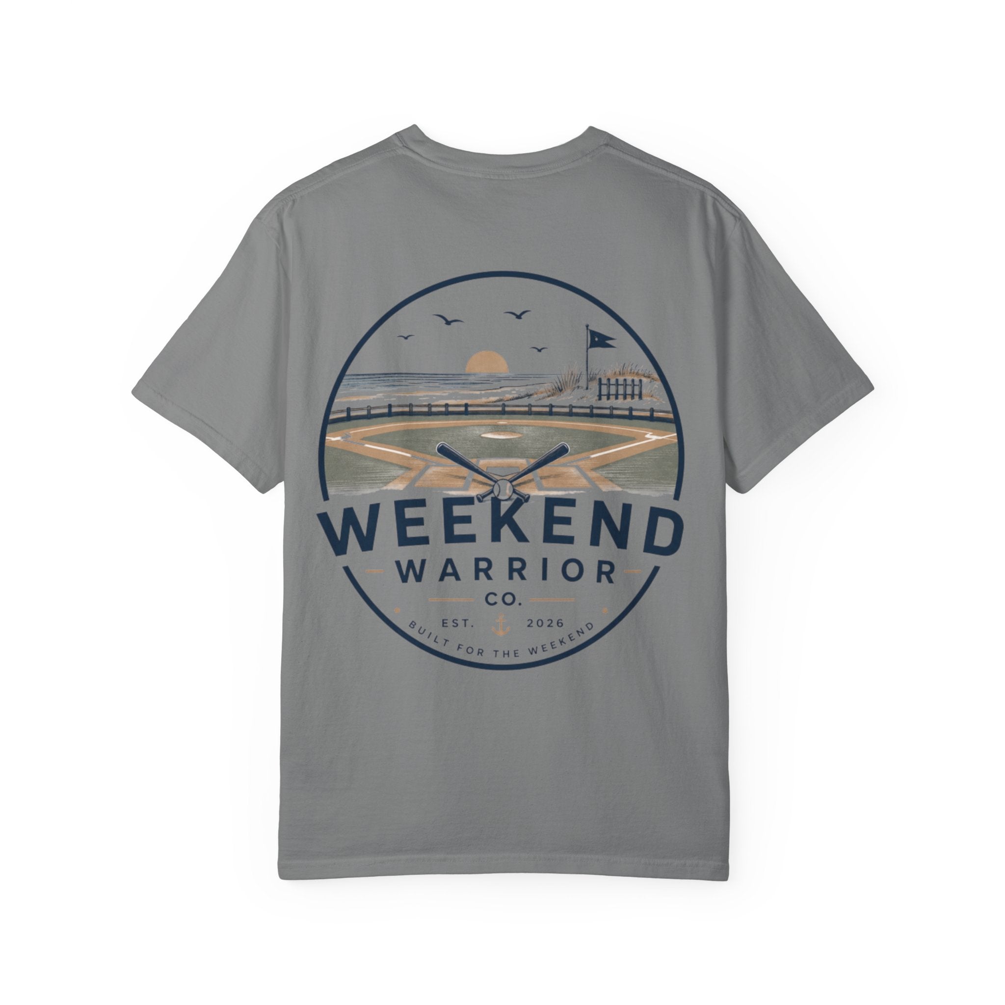 Weekend Warrior T-Shirt — Coastal Baseball Graphic