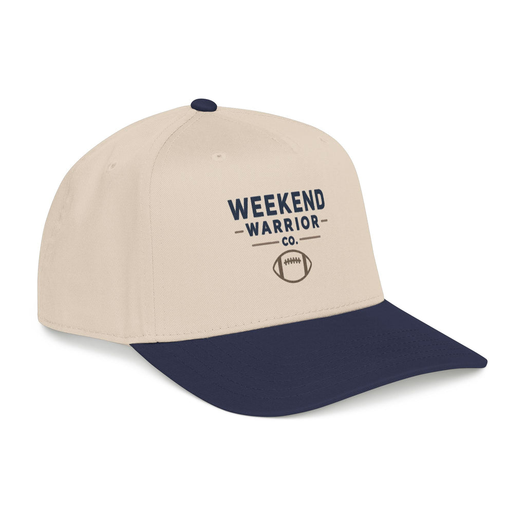 Weekend Warrior Co. Baseball Cap — Casual Two-Tone Football Hat