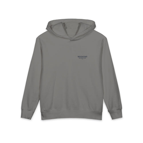 Custom OG  Weekend Warrior Youth Hoodie — Adventure Graphic Lightweight Pullover
