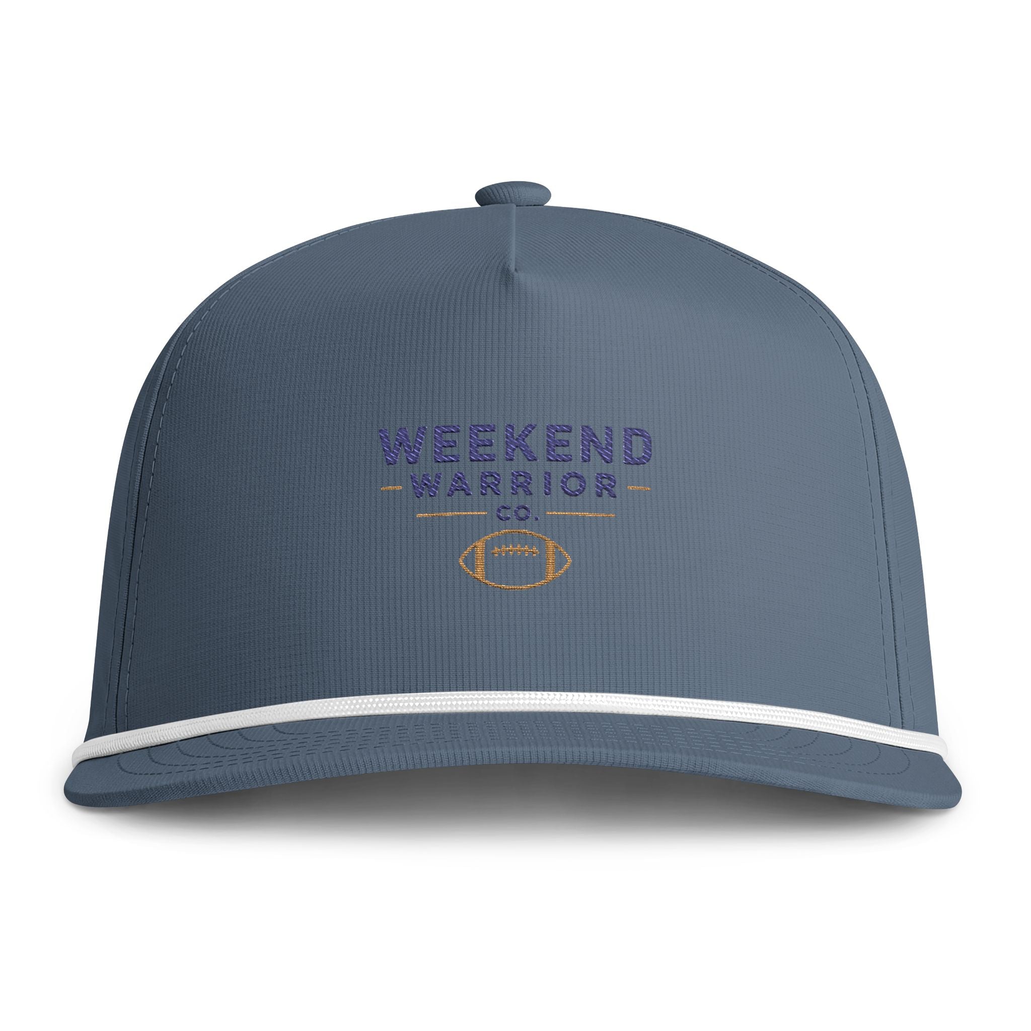 Weekend Warrior Rope Cap — Vintage Football Sunwashed Hat