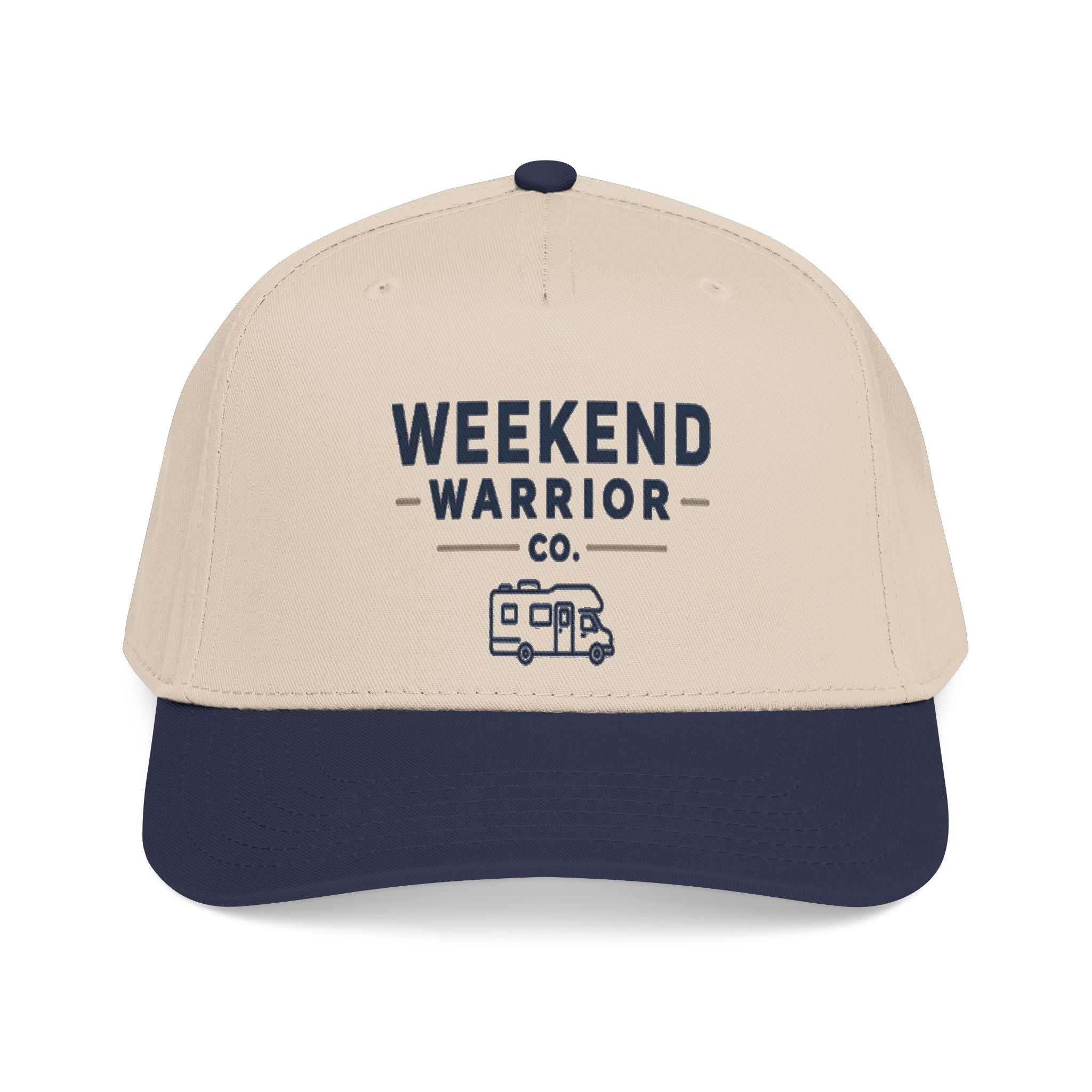 Weekend Warrior Co. Baseball Cap — Casual Two-Tone Camping Hat