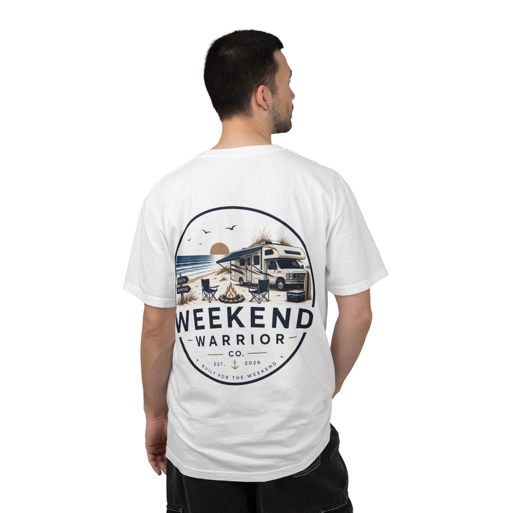 Weekend Warrior T-Shirt — Coastal Camping Graphic