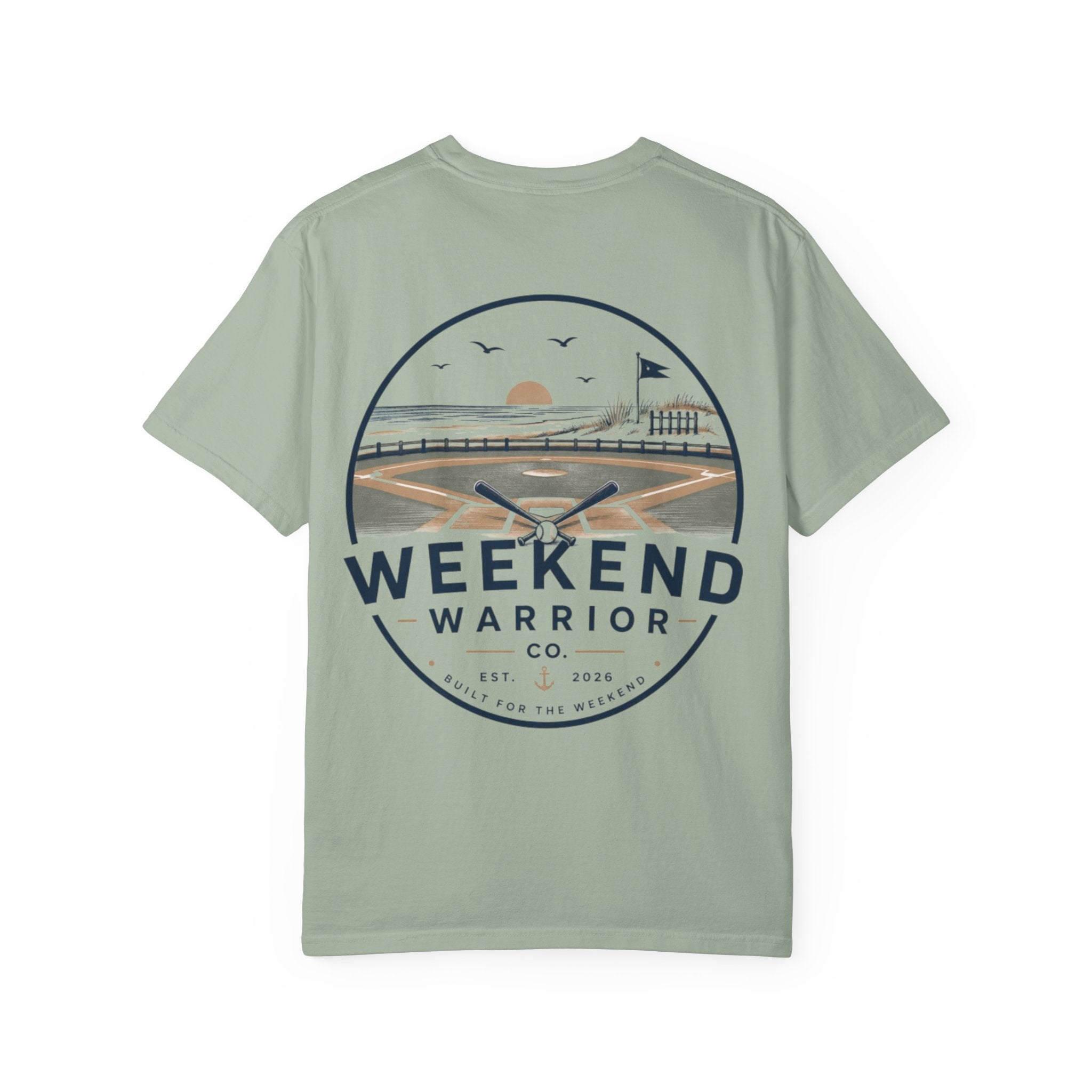Weekend Warrior T-Shirt — Coastal Baseball Graphic