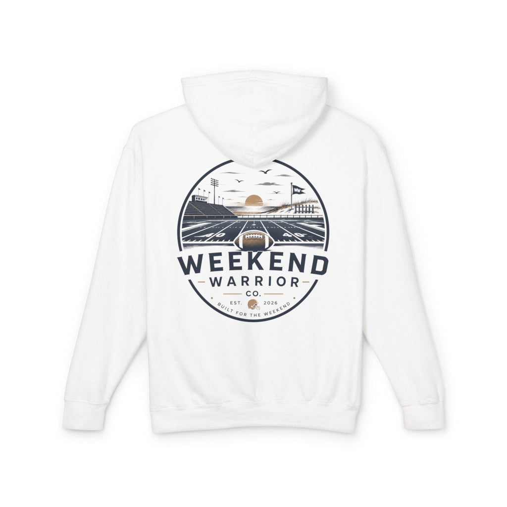Weekend Warrior Hoodie — Coastal Football Hooded Sweatshirt