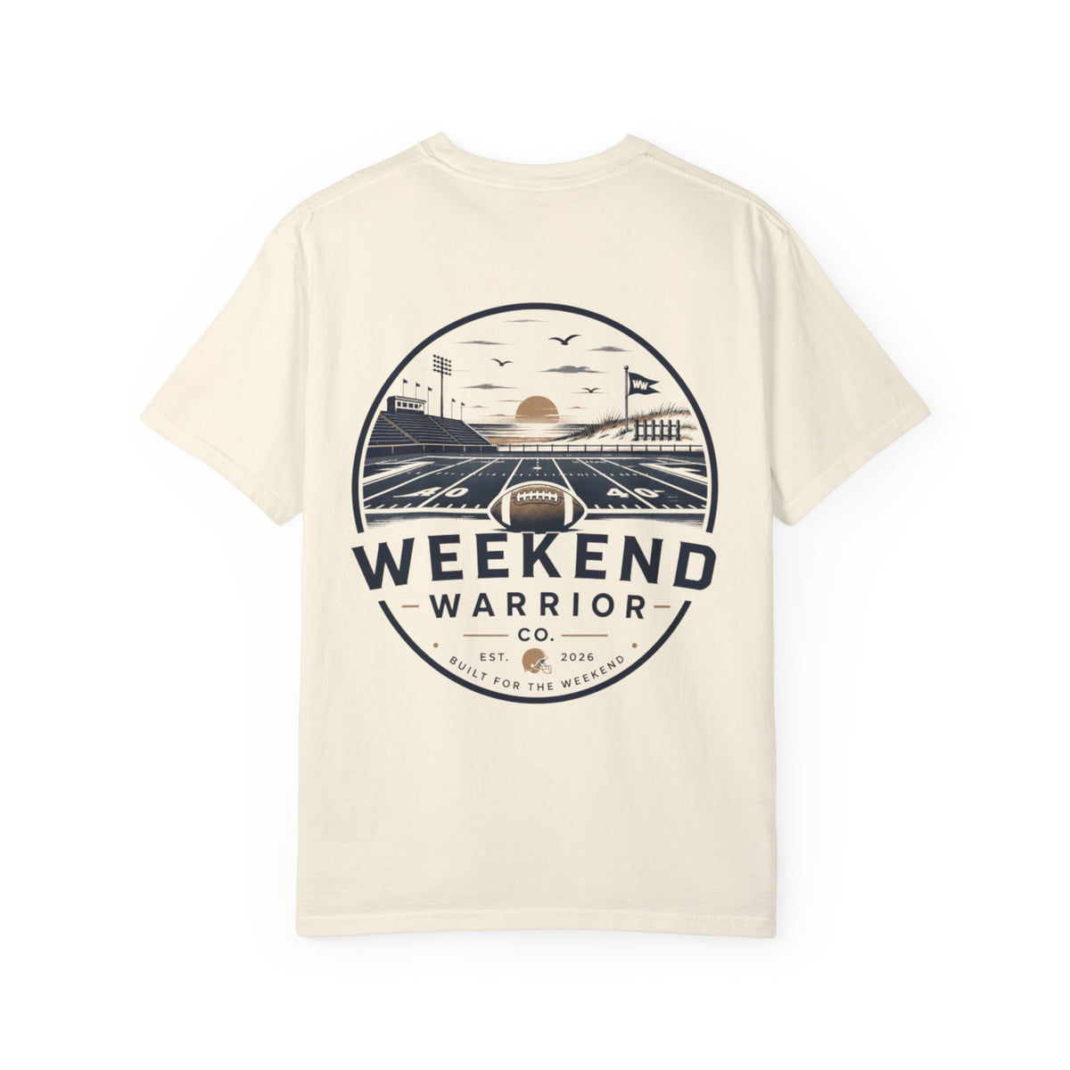 Weekend Warrior T-Shirt — Coastal Football Graphic