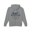 Weekend Warrior Hoodie — Coastal Lighthouse Graphic Hooded Sweatshirt