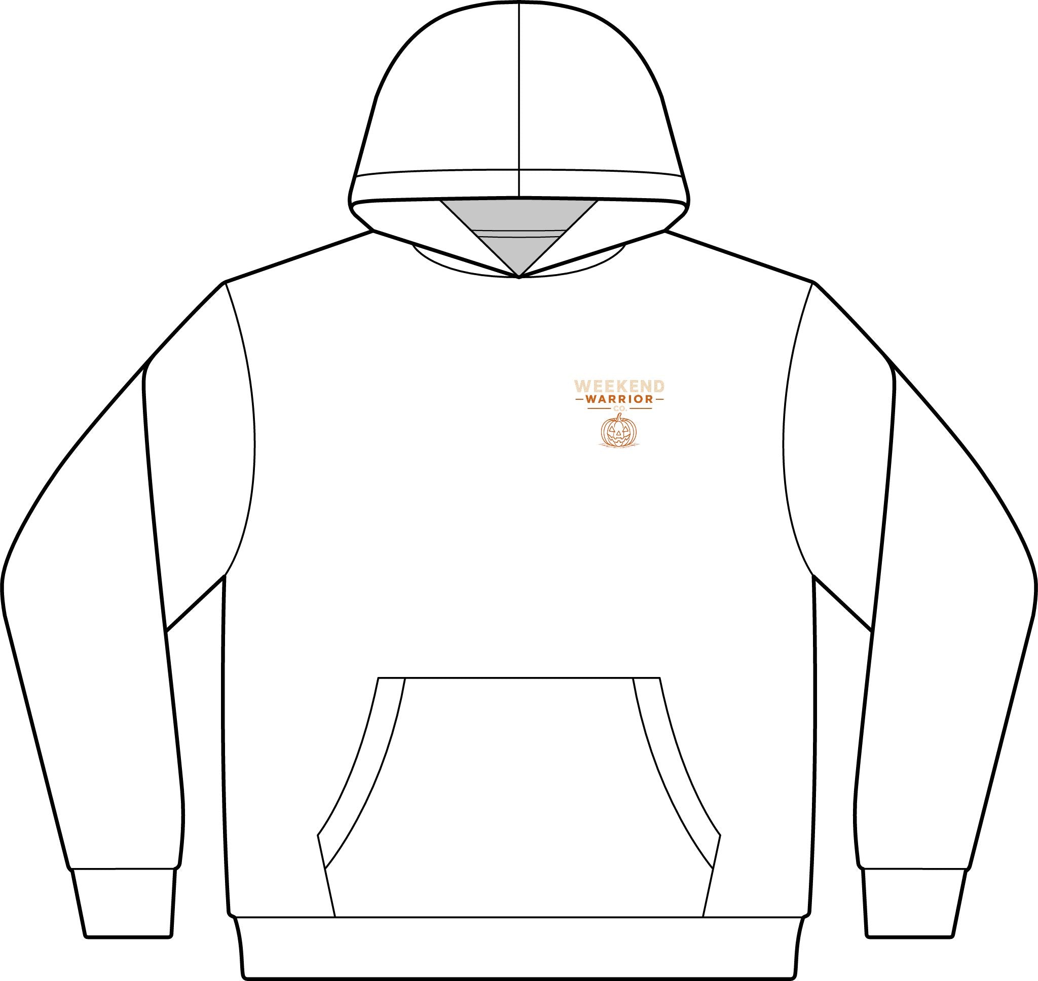 LIMITED EDITION- Weekend Warrior Spooky Hoodie