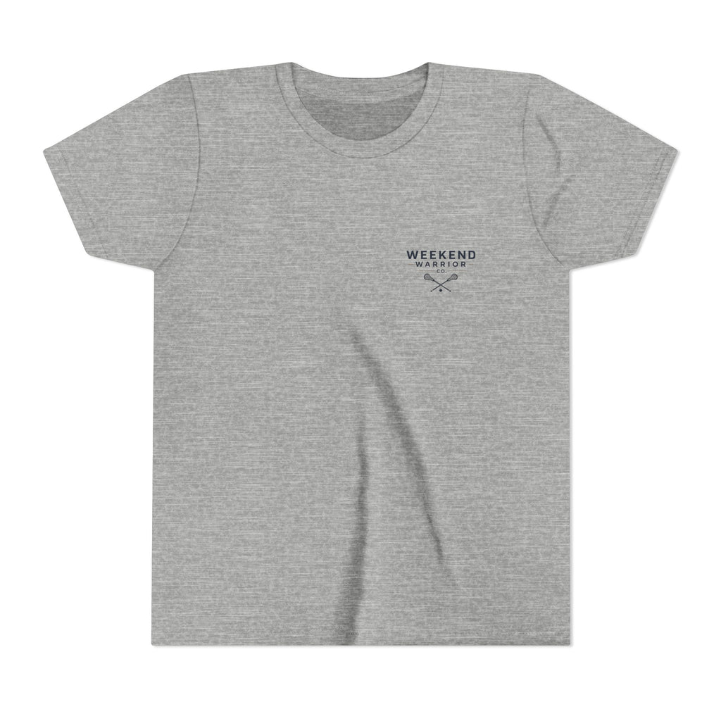 Weekend Warrior Youth Tee — Coastal LAXX Graphic Shirt