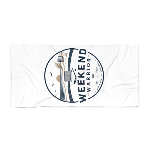 Weekend Warrior Beach Towel — Coastal Hockey Logo Towel