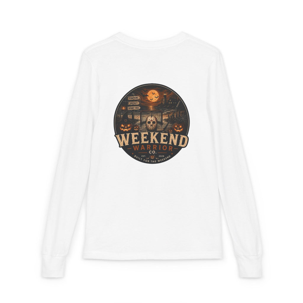 LIMITED EDITION Youth Weekend Warrior Long Sleeve Spooky Hockey Tee