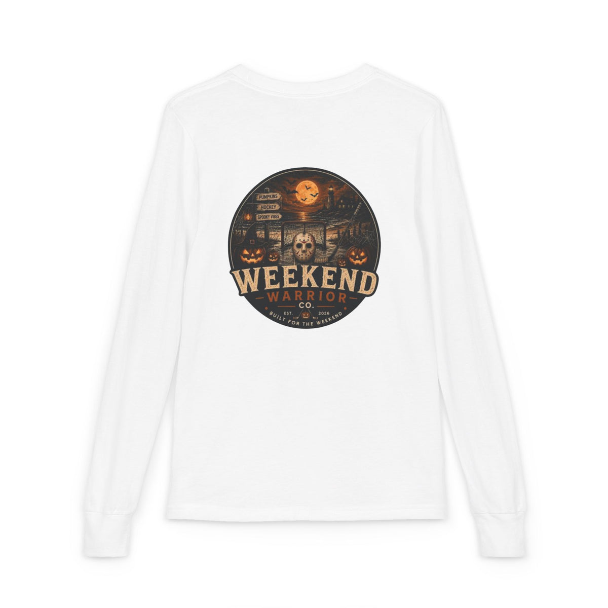 LIMITED EDITION Youth Weekend Warrior Long Sleeve Spooky Hockey Tee