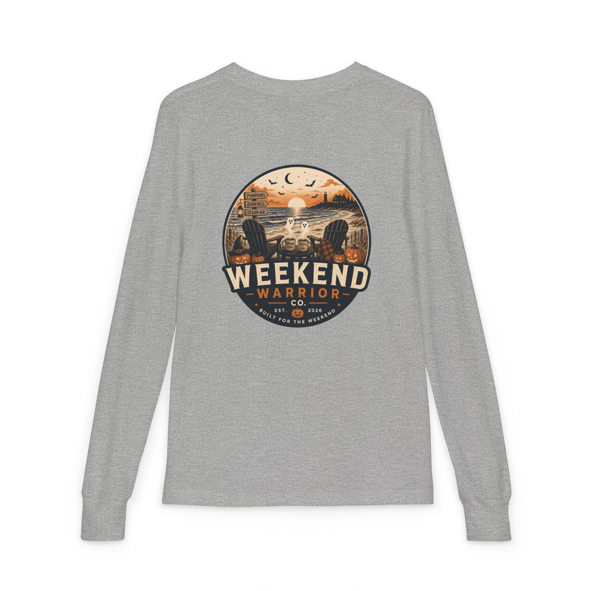 LIMITED EDITION Youth Weekend Warrior Long Sleeve Spooky  Tee