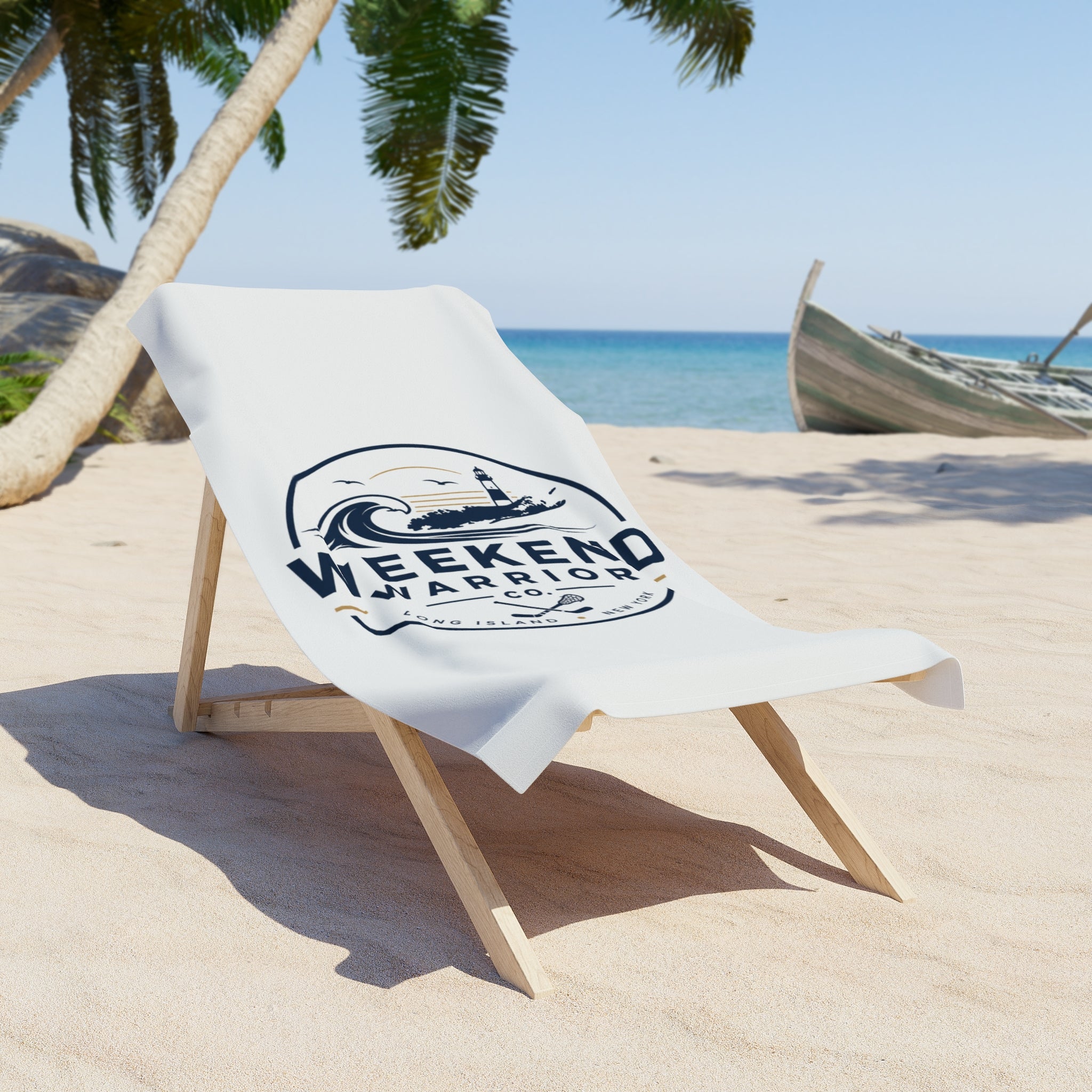 Weekend Warrior Beach Towel — Coastal OG Logo Towel