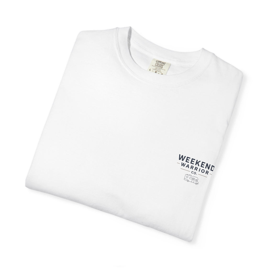 Weekend Warrior T-Shirt — Coastal Camping Graphic