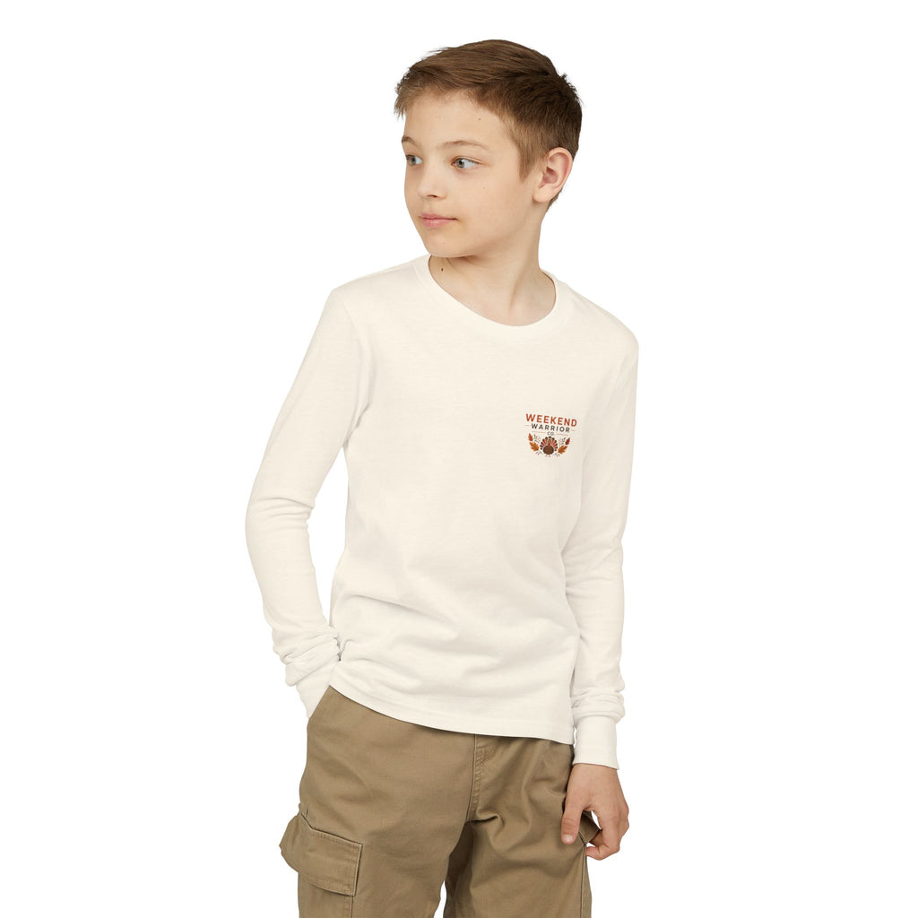 LIMITED EDITION Weekend Warrior Long Sleeve Tee — Youth Thanksgiving Shirt