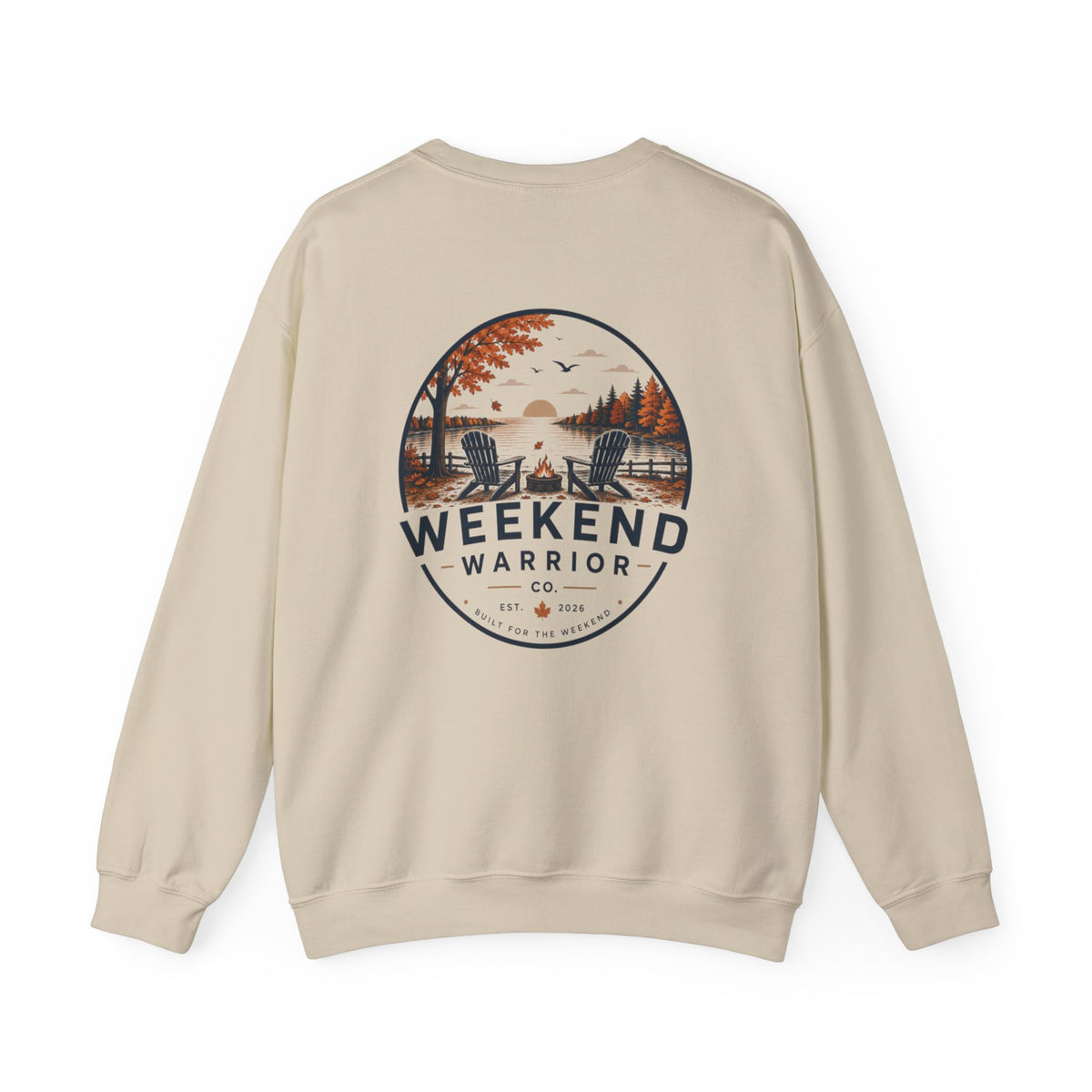 Weekend Warrior Sweatshirt — Coastal Fall Crewneck