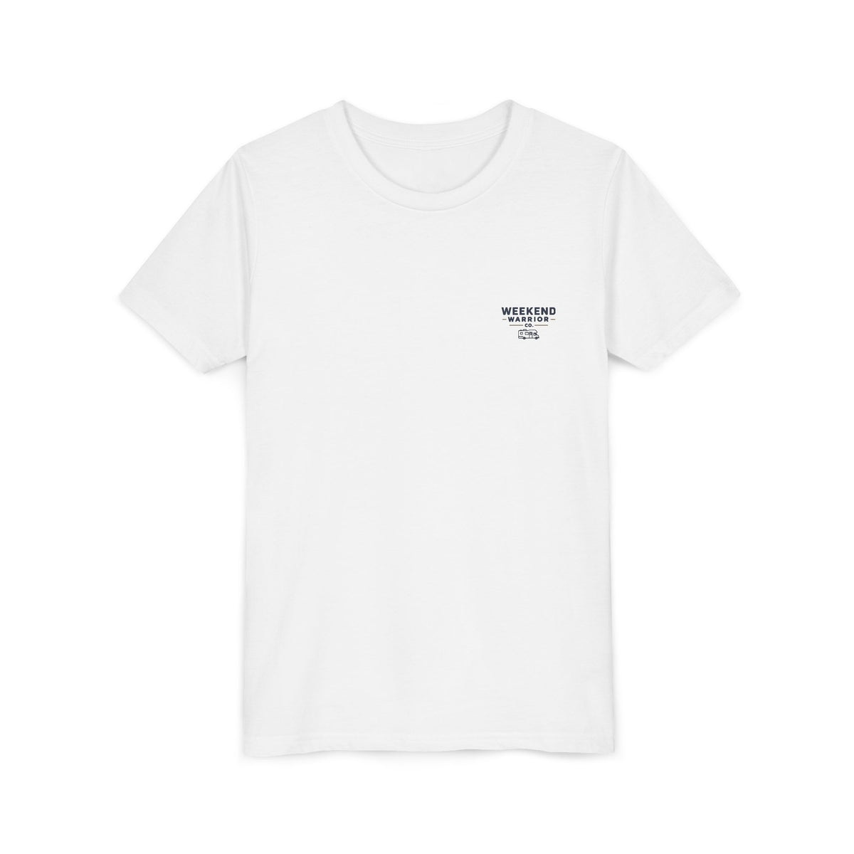 Weekend Warrior Youth Tee — Coastal Camping Shirt
