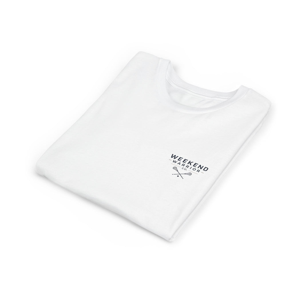 Weekend Warrior Youth Tee — Coastal LAXX Graphic Shirt