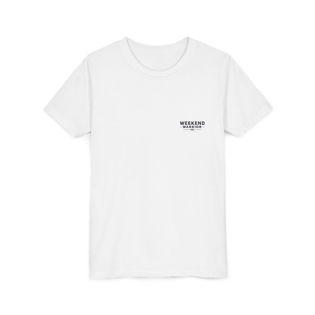 Custom OG Weekend Warrior Youth Tee — Coastal Lighthouse Surf Graphic Shirt