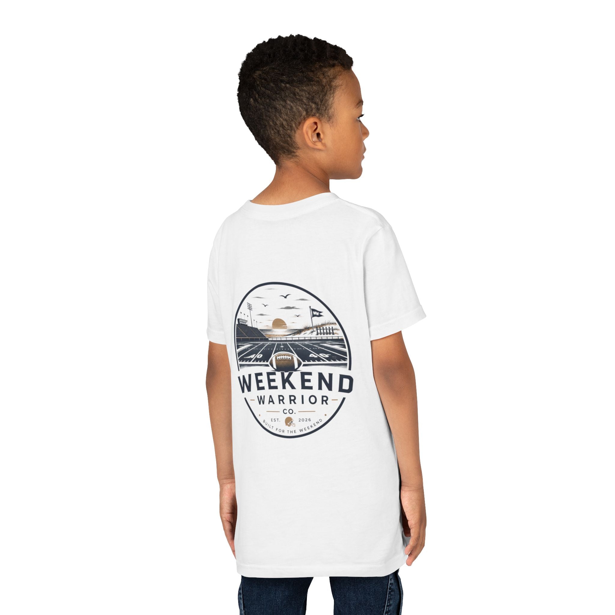 Weekend Warrior Youth Tee — Coastal Football Shirt