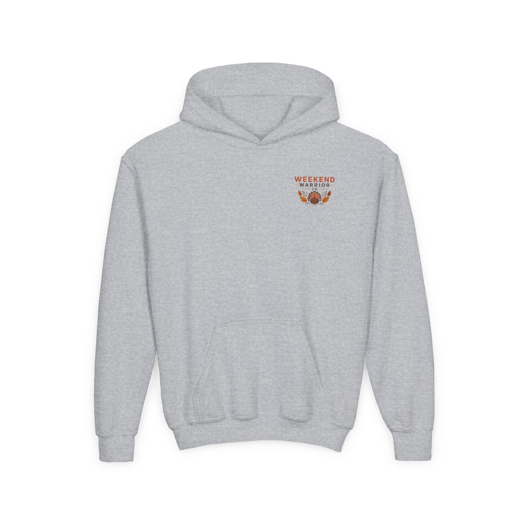 LIMITED EDITION Weekend Warrior Youth Hoodie — Thanksgiving Graphic