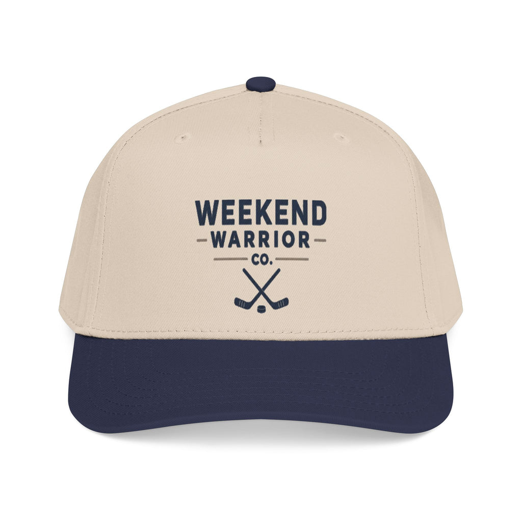Weekend Warrior Co. Baseball Cap — Casual Two-Tone Hockey Hat
