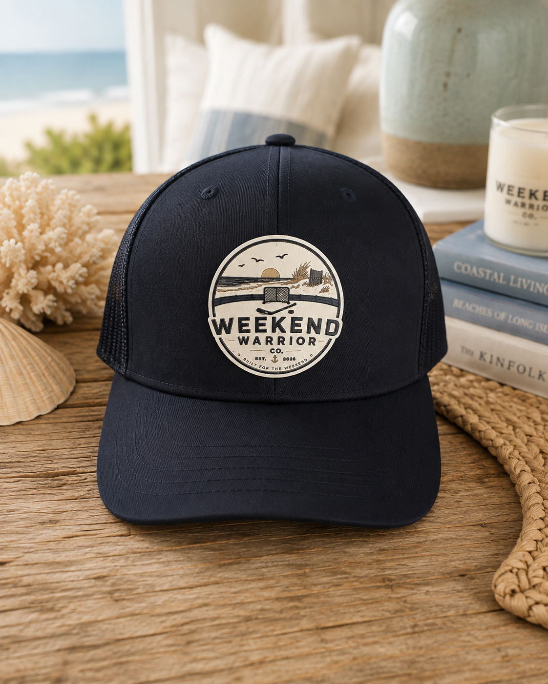 Richardson Trucker Hat Hockey Navy
